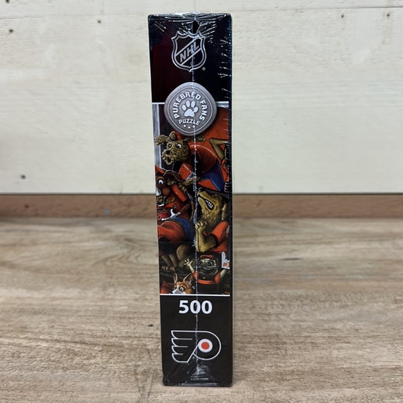 NEW NHL Philadelphia Flyers Purebred Fans 'A Real Nailbiter' Puzzle - 500pc - Picture 3 of 6